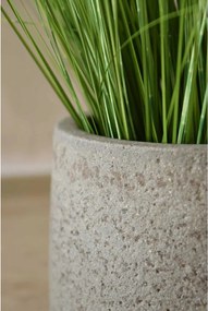 Dizajnový kvetináč SASSO, vláknocement, 32x28 cm, sivý