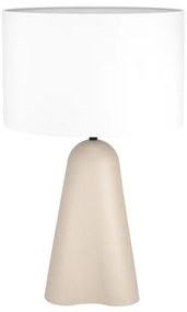 Eglo 390365 - Stolná lampa TOLLERIC 1xE27/40W/230V béžová