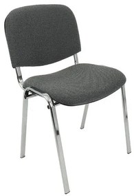 Konferenčná stolička ISO CHROM C73 – svetlo sivá