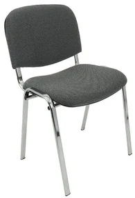 Konferenčná stolička ISO CHROM C73 – svetlo šedá | BIANO