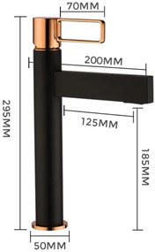 Šetrná umývadlová batéria - F291Y Výška 295mm