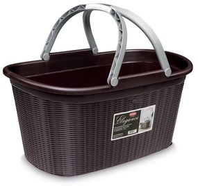 STEFANPLAST Košík na bielizeň Elegance, hnedý