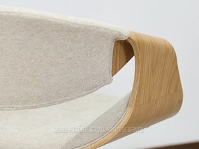 Barová stolička Bendover (béžová). Akcia -16%. Vlastná spoľahlivá doprava až k Vám domov. 1136373