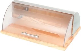 Chlebník Grande 39 cm, nerez/drevo%