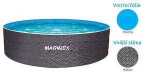 Bazén s pevnou konštrukciou ø 366 cm hĺbka 122 cm Orlando – Marimex
