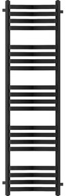 Mexen Loop, kúpeľňový radiátor 1600 x 375 mm, 837 W, čierna, W129-1600-350-00-70