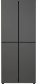 Antracitová šatníková skriňa 81x197 cm Bedano – Germania