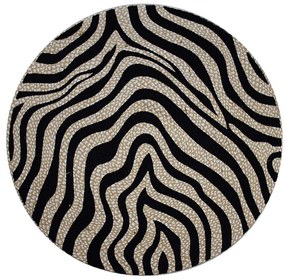 Koberec 1.2/1.2 SI-15802 čierna