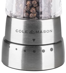 Cole&Mason - Sada mlynčekov na soľ a korenie DERWENT 2 ks 19 cm lesklý chróm