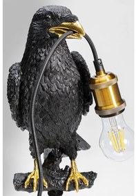 Animal Sitting Crow stolová lampa čierna/zlatá