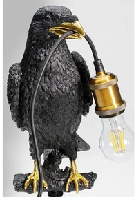 Animal Sitting Crow stolová lampa čierna/zlatá