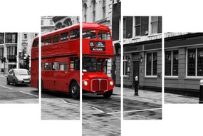 Obraz -Londýn s autobusom (150x105 cm)