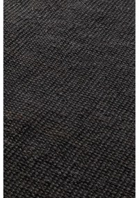 Čierny jutový koberec 80x150 cm Bouclé – Hanse Home