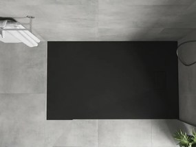 Mexen Hugo, SMC obdĺžniková sprchová vanička 150 x 80 cm, čierna matná, 42708015