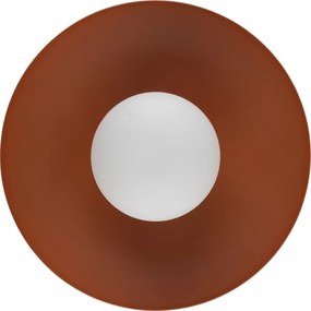 Nástenné svietidlo SLATE 1xG9/8W/230V pr. 28 cm tehlová