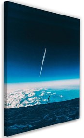 Gario Obraz na plátne Ticho v oblakoch - Rokibul Hasan Rozmery: 40 x 60 cm