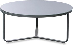 XXXLutz KONFERENČNÝ STOLÍK, sivá, kov, sklo, 80/80/35 cm Xora - Stolíky do obývačky - 001815004906