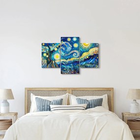 Obraz – Mozaika hviezdnej noci (90x60 cm)