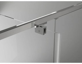 Mexen Exo, 2-krídlový sprchovací kút 70 x 70 cm, 6mm číre sklo, chrómový profil, 8110-070-070-01-00
