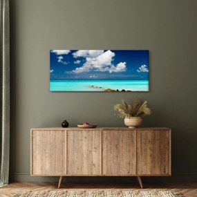 Obraz - Tropická pláž (120x50 cm)