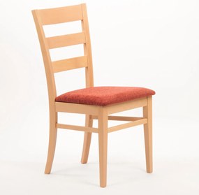 Stima Stolička VIOLA s čalúneným sedákom Vyberte odtieň ->: Borneo, Vyberte látku ->: GENEZA soft 4