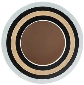 Rabalux 71314-LED Stmievateľné stropné svietidlo TANELI 56W/230V 3000/4000/6000K chróm/čierna + diaľkové ovládanie