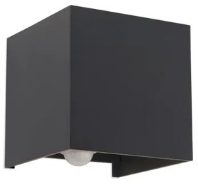 Orion AL 11-1314 - LED vonkajšie nástenné svietidlo s čidlom CUBE-S LED/13W/230V