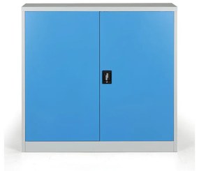 Kovová spisová skriňa, demontovaná, 2 police, 1200 x 1150 x 400 mm, modrá