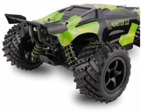 Overmax - RC auto X-MONSTER 3.0 na diaľkové ovládanie 1700 mAh Čierna/Zelená