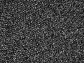 Koberec Braided Trenzado tmavosivý kruh