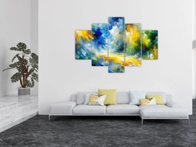 Obraz - Abstraktný slnečný deň (150x105 cm)