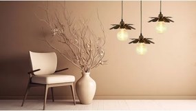 Bohemia-Design - Závesné svietidlo na lankách 1xE27/60W/230V bronzové