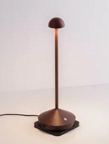Vonkajšia stolová lampa Lumo hnedá
