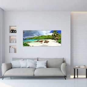 Obraz - Takamaka, Seychely (120x50 cm)