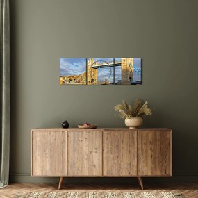 Obraz - Tower Bridge (s hodinami) (90x30 cm)