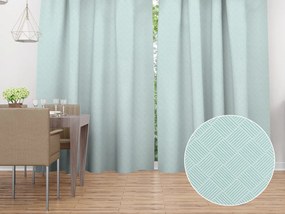 Biante Dekoračný záves Milano TF-050 - svetlo mentolový 150x230 cm