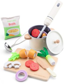 Súprava potravín na prípravu polievky