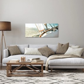 Obraz - Jachta (120x50 cm)