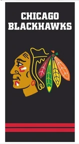 OSUŠKA NHL Chicago Blackhawks Black 70x140 cm