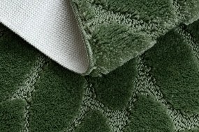 Kúpeľňový koberček SUPREME LINES kamienky, zelený