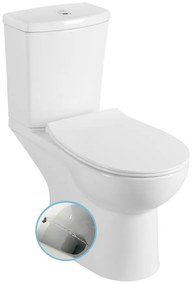 Sapho Sapho, KAIRO CLEANWASH WC kombi s bidetovou sprškou, zadný odpad, splachovací mechanizmus, PC106