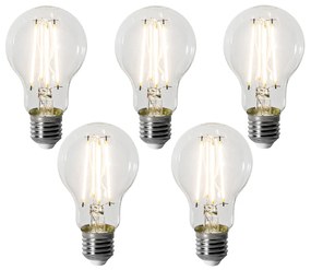 Sada 5 ks E27 dimbare LED lamp A60 8W 900 lm 3000K