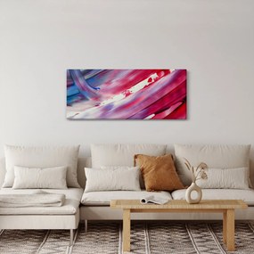 Obraz - ružovo modrej farby (120x50 cm)