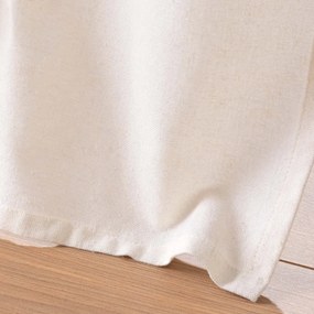 Biely/hnedý záves s prímesou juty 140x240 cm Cirrus – douceur d'intérieur