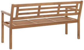 Záhradná lavička HWC-N47, 82x145x59 cm, akáciové drevo - bez vankúša