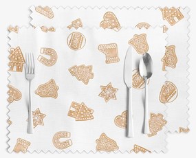 Goldea vianočné prestieranie na stôl teflónové - perníčky - sada 2ks 30 x 40 cm