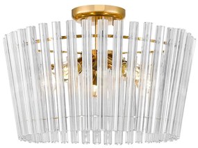 Zuma Line C0547-05H-F9AC - Prisadený luster BACH 5xE14/40W/230V zlatá