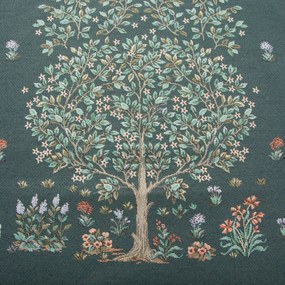 EUROFIRANY GOBELÍNOVÝ BEHÚŇ NA STÔL FESTIVE VERDE 40X100 CM VZOROVANÝ