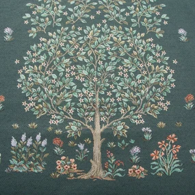EUROFIRANY GOBELÍNOVÝ BEHÚŇ NA STÔL FESTIVE VERDE 40X100 CM VZOROVANÝ