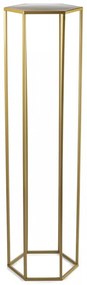 Stojan na kvety LOFTSTYLE I 100 cm zlatý